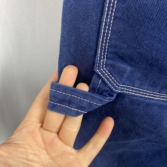 Tna Greenwich Pant High-Waisted Carpenter Pants - Navy Blue - Size 4 - Picture 11 of 14